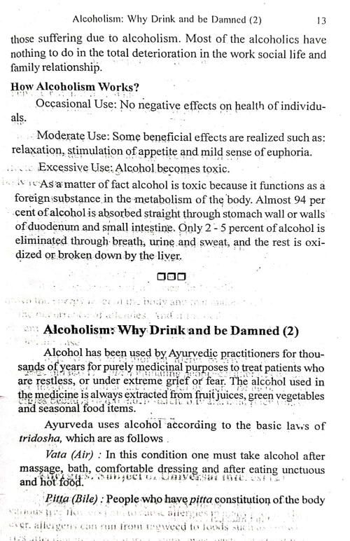 Some Common Diseases And Ayurvedic Medical Treatment